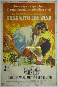 #2177 GONE WITH THE WIND 40x60 R68 Gable 