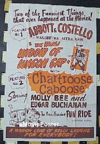 #049 CHARTROOSE CABOOSE/WISTFUL WIDOW OF WAGON GAP 2sh 1960s