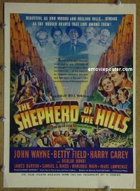 #3379 SHEPHERD OF THE HILLS ad '41 John Wayne 