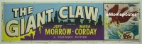 #172 GIANT CLAW banner '57 Jeff Morrow 