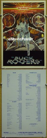 #168 BUCK ROGERS color brochure '78 comic! 