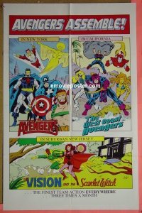 #6254 AVENGERS ASSEMBLE comic poster85 Marvel 