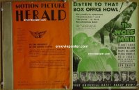 #2517 MOTION PICTURE HERALD '41 Wolf Man 