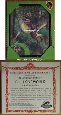 #1013 JURASSIC PARK 2 lenticular poster #2 96 