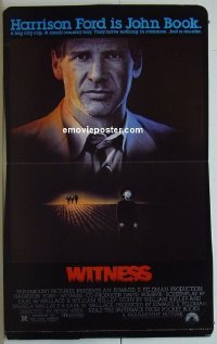 #7767 WITNESS standee '85 Harrison Ford 