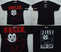 #3110 FELIX THE CAT large black T-shirt 1990s 