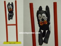 #3134 FELIX THE CAT somersault wooden toy'80s 