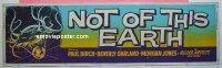 #174 NOT OF THIS EARTH banner 57 Roger Corman 