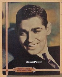 #007 CLARK GABLE personality poster 1932 