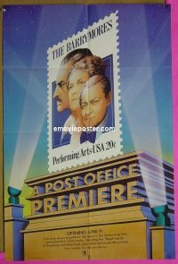 #2891 BARRYMORES POST OFFICE POSTER special82 
