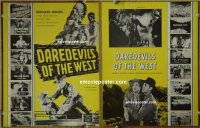 #3080 DAREDEVILS OF THE WEST serial book R70s 