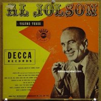 #1633 AL JOLSON SOUVENIR ALBUM VOL 3 '49 