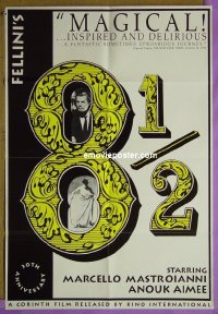 #7896 8 1/2 special R93 Fellini, Mastroianni 