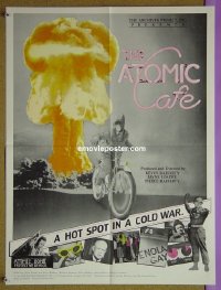 c038 ATOMIC CAFE special movie poster '82 nuclear bomb docu!