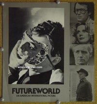 #3320 FUTUREWORLD brochure 76 Fonda,Brynner 