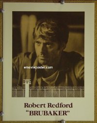 #3285 BRUBAKER brochure '80 Robert Redford 