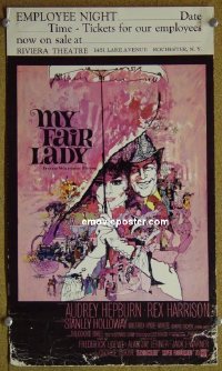 #2236 MY FAIR LADY special poster '64 Hepburn 