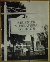 #2641 SELZNICK INTERNATIONAL STUDIOS still 1950s