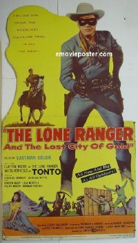 #7755 LONE RANGER & LOST CITY OF GOLD standee 
