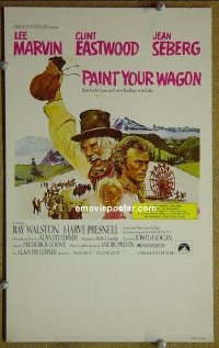 #2917 PAINT YOUR WAGON standee '69 Eastwood 