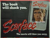 #002 SCARFACE subway poster '83 Al Pacino 