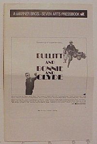 BONNIE & CLYDE/BULLITT pressbook