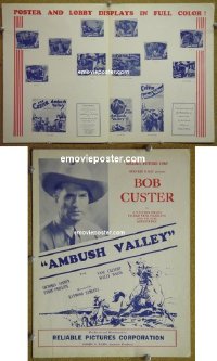#3038 AMBUSH VALLEY pb '36 Bob Custer 