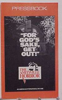 g030 AMITYVILLE HORROR vintage movie pressbook '79 AIP, James Brolin