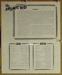 #5442 ATOMIC KID pb 55 Mickey Rooney, Strauss