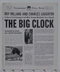 #2554 BIG CLOCK pb '48 film noir, Milland 