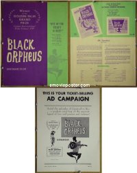 #A117 BLACK ORPHEUS pressbook '60 Marcel Camus