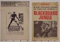 BLACKBOARD JUNGLE herald pressbook