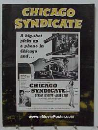CHICAGO SYNDICATE pressbook