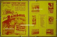 #3073 COVERED WAGON TRAILS pb 40 Jack Randall 