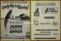 #3099 FLASH THE TEEN-AGE OTTER pb '65 Disney 
