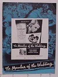 MEMBER OF THE WEDDING pressbook