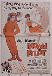 #A574 MOON PILOT pressbook '62 Walt Disney
