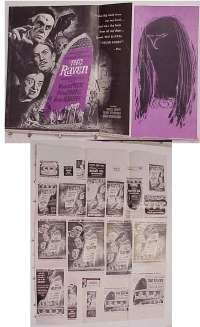 #A680 RAVEN pressbook '63 Karloff, Price, Lorre