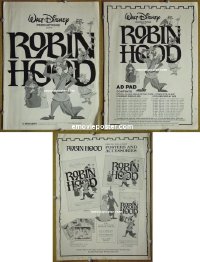 #3202 ROBIN HOOD pb '73 Walt Disney 