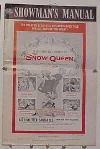 #A768 SNOW QUEEN pressbook '60 full-length cartoon