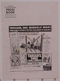 #A827 TARZAN'S 3 CHALLENGES pressbook '63 Mahoney