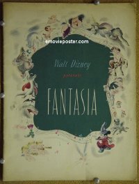 #2939 FANTASIA program book '41 Mickey Mouse 