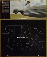 #2981 STAR WARS 11x14 exhibitor brochure '77 color images from Lucas' classic film!