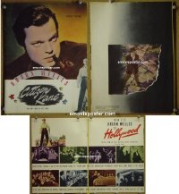 #2207 CITIZEN KANE program bk 41 Orson Welles 