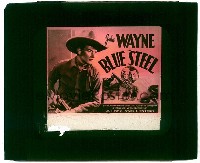 #323 BLUE STEEL glass slide '34 John Wayne 