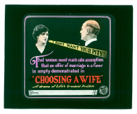 #273 CHOOSING A WIFE glass slide '18 Elsom 