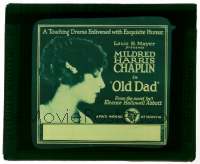 #073 OLD DAD glass slide '20 Mildred Chaplin 