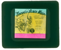 #157 ZORRO'S BLACK WHIP glass slide'44 serial 