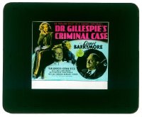 #348 DR GILLESPIE'S CRIMINAL CASE glass slide 