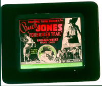 #093 FORBIDDEN TRAIL glass slide '32 B. Jones 